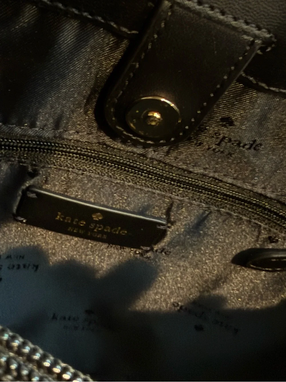 Kate Spade New York Black Sienna Leather Satchel